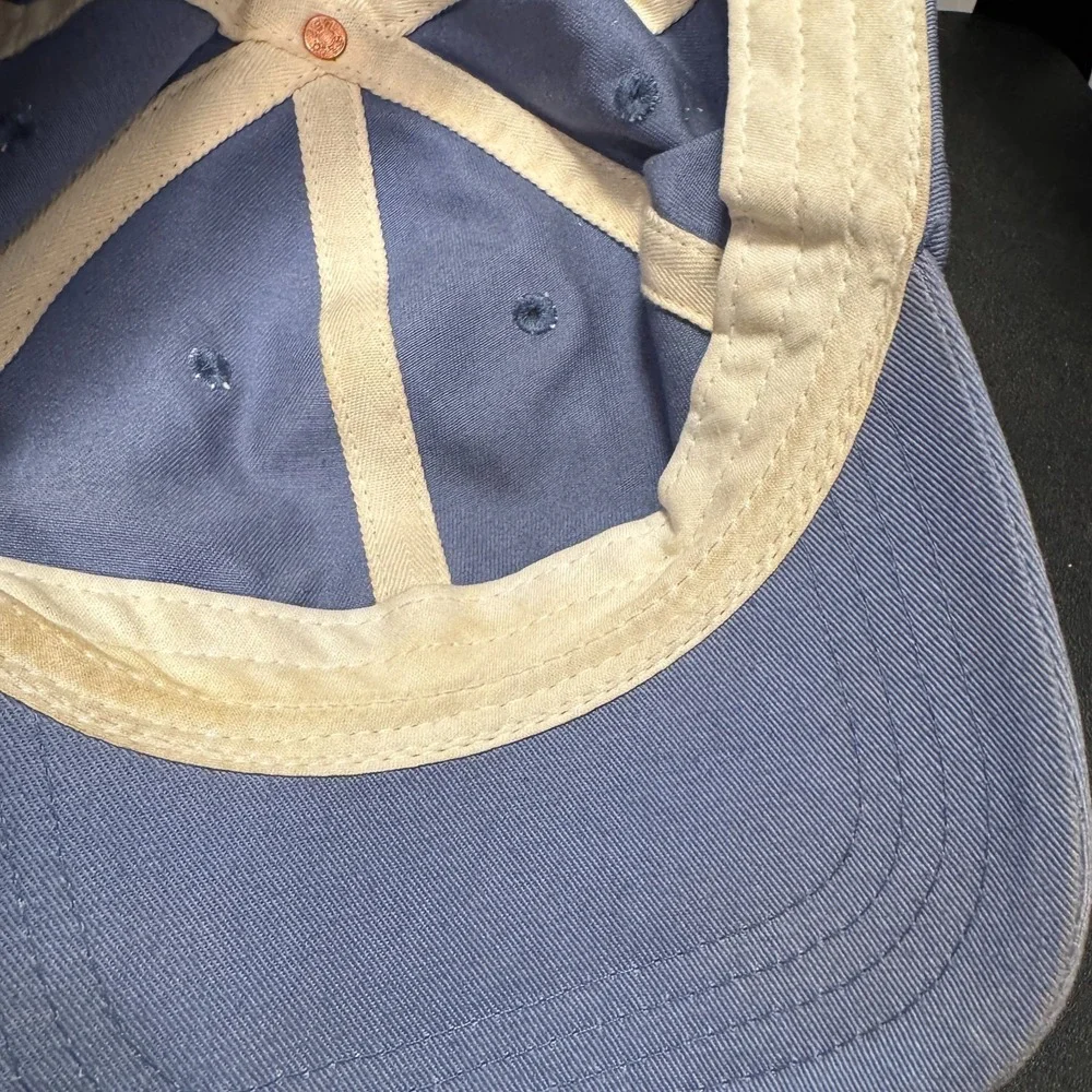Levi's‎ Hat Cap Men OS Blue Solid Cotton Vintage Y2K Logo Spellout Streetwear
